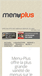 Mobile Screenshot of menu-plus.com